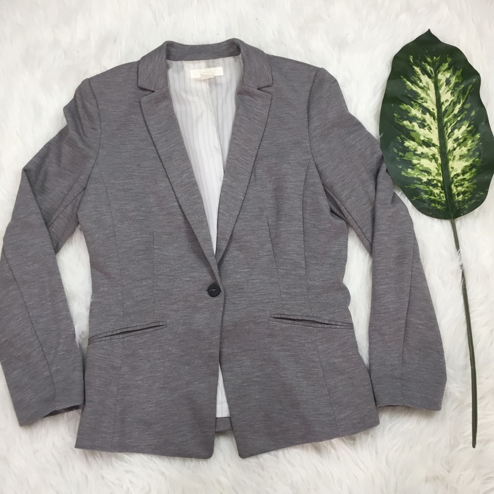 H&M grey blazer size 12